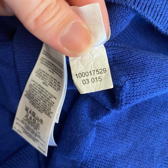 Brooks Brothers Men’s Blue Supima Cotton Knit Vest Size Large Business Casual - Picture 7 of 9